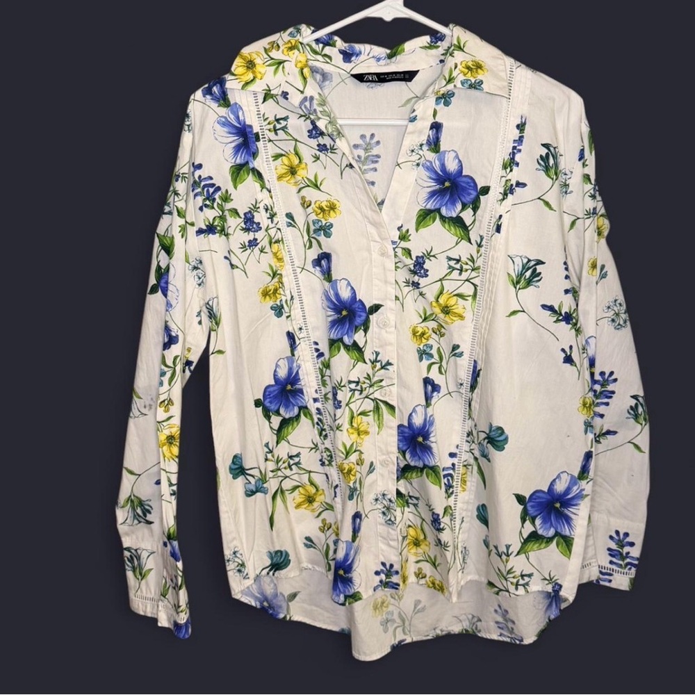 Zara Floral Print Women's Top